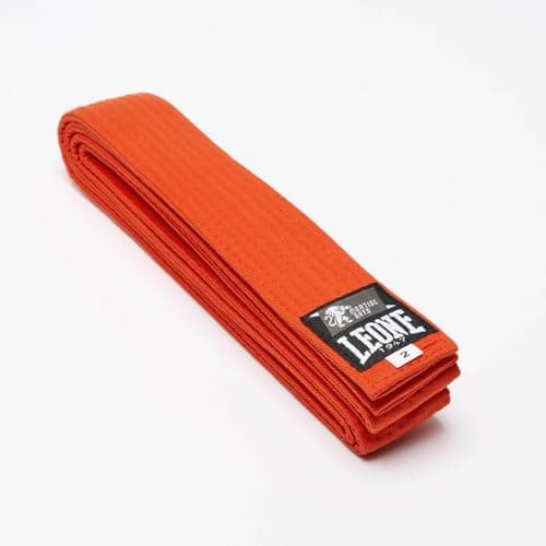 CEONE 1947 Cintura Karategi Ceinture Karate Mixte Élastique et Comfortable pour Pratique Débutante et Avancée MSAV — orange.