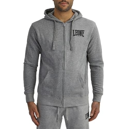 LEONE1947 Logo Full Zip Sweatshirt pour Homme pour Sport