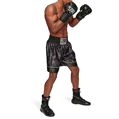 LEONE 1947 Pantalon de Boxe Camoblack Mixte - Short Sparring Comfortable Durable