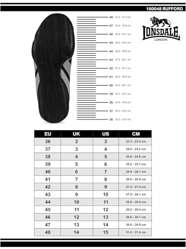 Lonsdale – Chaussures de Boxe Mixte pour Hommes et Femmes – Soutien Léger et Durable