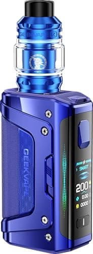 GEEKVAPE Aegis Legend 5 Kit pour vapoteurs avancés | Haute_performance 200W Aegis Legend 5 TC Box Mod + 5,5ml Z0.15 Sub- — Bleu Crépuscule