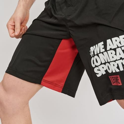 Pantaloncino MMA LEONE 1947 Mixte pour Formation - Fonctionnel et Comfortable - Tailles Hommes et Femmes