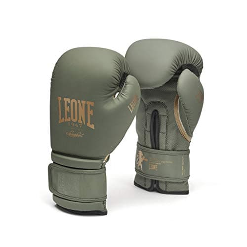 LEONE 1947 Gants de Boxe Adultes Mixte GN059 Sparring Gloves for Training & Combat, Durable & Comfortable Boxing Gloves — Vert