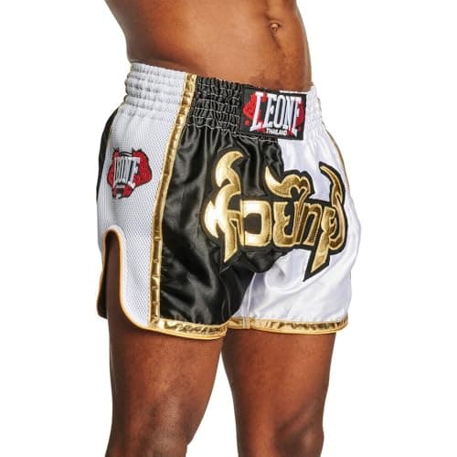 LEONE 1947 Pantaloncini Boxe Sportif Mixte pour Usage Sportif et Entraînement - Élastique - Gris