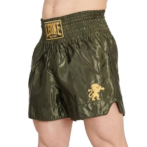 LEONE 1947 Pantaloncino Kick Basic Short Mixte - Shorts Unisex pour Homme/Femme, Tissu Léger Respirant, Idéal pour le Sp — Vert