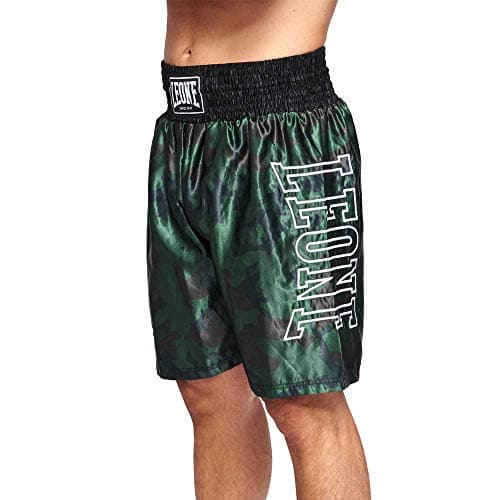 LEONE 1947 Short de boxe Camo Vert Sportifs Combattants