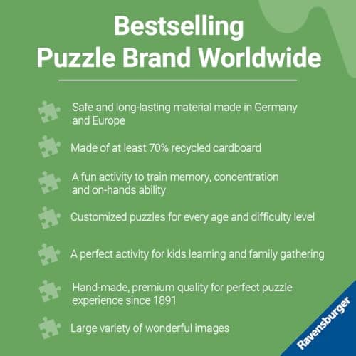 Ravensburger Puzzle Chantier Enfant 5 Ans + Véhicules de Chantier + 3x49 Pièces - Forest Stewardship Council