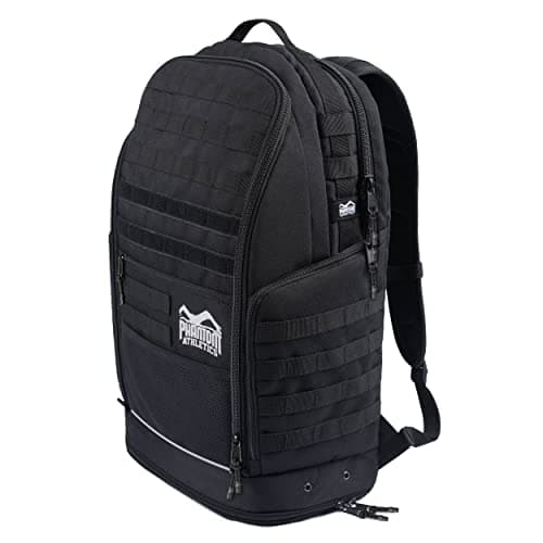 Phantom Athletics Sac à dos de sport pour hommes - Sac de fitness étanche avec poches multiples - Parfait pour entraînem — 50l - Noir