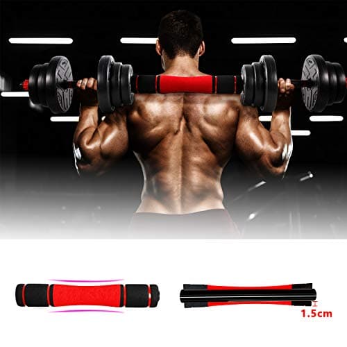 CCLIFE Haltère Réglable 20/25/30/40KG, Haltères pour Fitness à Domicile et Musculation - Entraînement Musculaire Homme/F