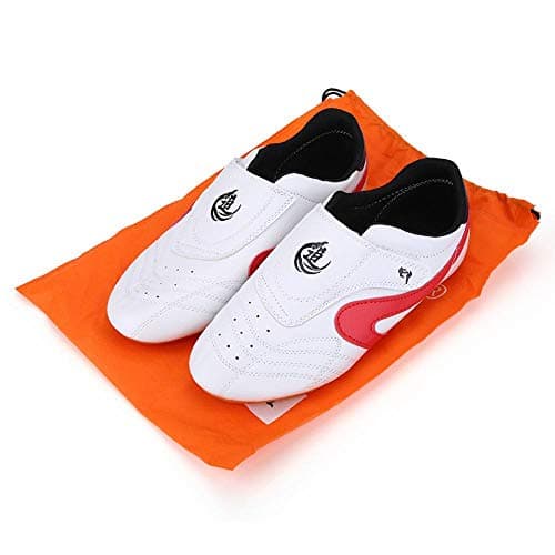 Dilwe Chaussures de Boxe en Cuir PU pour Adultes Professionnels Boxe et Kickboxing Mixtes Taille EU 42-52 Entrainement C