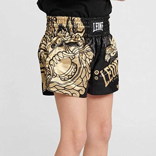 **LEONE 1947 Short Noir/Or Taille XL - Pantalon de sport élégant et confortable**