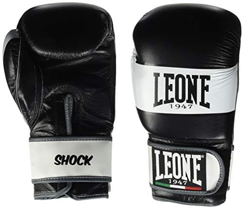 LEONE 1947 Gants de Boxe Shock Absorption pour Boxeurs - Sangle Élastique - 18 oz - Boxe en Sala de Sport