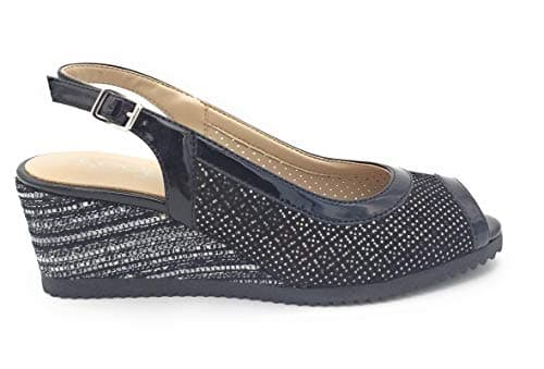 Leone Shoes Chaussures Confortables Élégantes Fabriquées en Italie Par des Artisans Italiens - Noir - Taille 40 EU