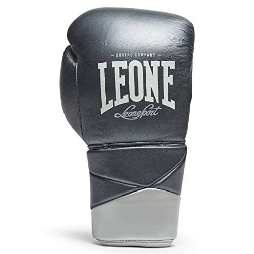 Gants de boxe Leone 1947 authenticunisexe, grande taille, gris, 10 oz, combat