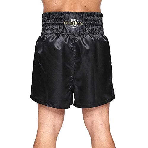 LEONE 1947 Short Boxe Authentique en Noir pour Homme en Salon de Réception Élégant et Confortable AB243