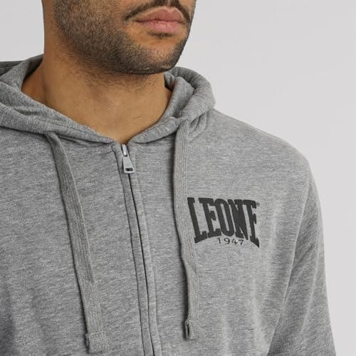 LEONE1947 Logo Full Zip Sweatshirt pour Homme pour Sport