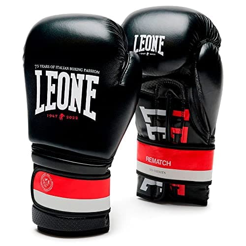 Gants de boxe Leone1947 Rematch 10 oz pour amateurs en stage d'entraînement