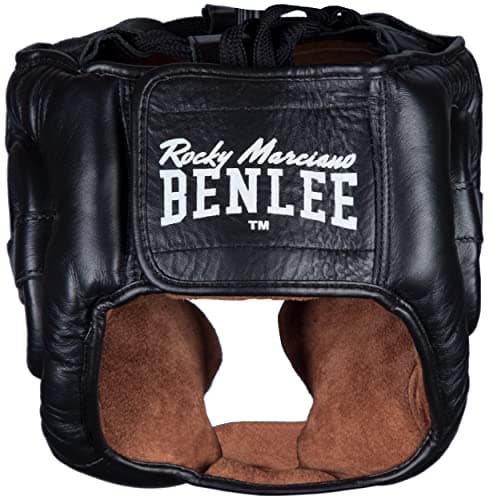 Benlee Kopfschutz Leather Full Face Protection pour cyclistes et workers en milieu outdooravec protection maximale, resp