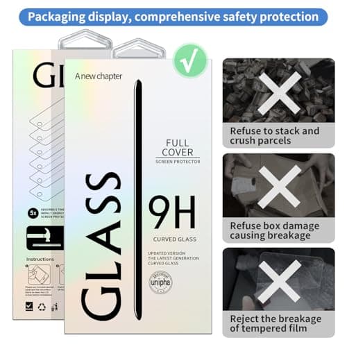 NEWSONALot de 3 Verres Trempés pour Samsung Galaxy A36 / A56 5G | Protection Haute Transparence Anti-Rayures Sans Bulles