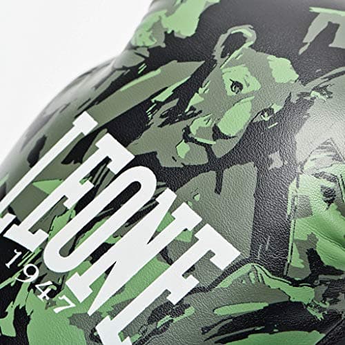 LEONE 1947 Gants de Boxe Leo Camo GN404J, 06oz, Noir - Boxe Sportive, Ami des Poignets, Meilleures Ventes