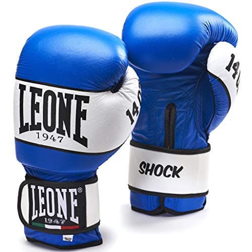 LEONE 1947 Gants de Boxe Shock - Homme - Training - Doux et Respirant - 16 oz - Boxe Amateur