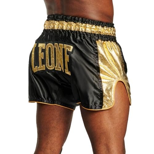 LEONE 1947 Short Muay Thai Kick Boxe KHAO LAK AB876 - Combats professionnels - Boxeurs - Gym - Ergonomie améliorée - Tai