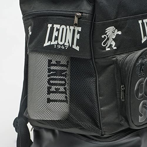 Sac À Dos LEONE 1947 Ambassadeur Noir pour Adulte Unisexe, Design Élégant et Fonctionnel, Taille Unique AC952