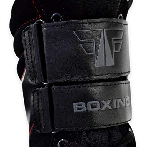 Bottes de boxe FOX-FIGHT Extreme en cuir véritable professionnelles pour les boxeurs amoureux de combat en salle de gym