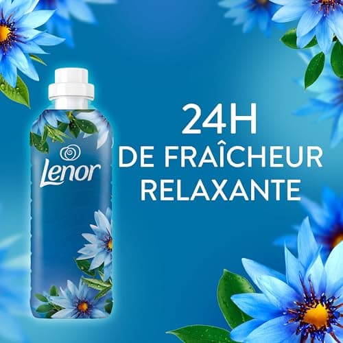 Lenor Adoucissant Envolée d’Air 24H de Fraîcheur 8 x 27 Lavages