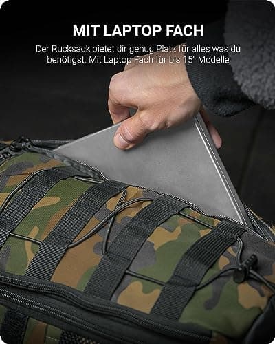 Phantom Athletics Sac à dos de sport pour hommes - Sac de fitness étanche avec poches multiples - Parfait pour entraînem