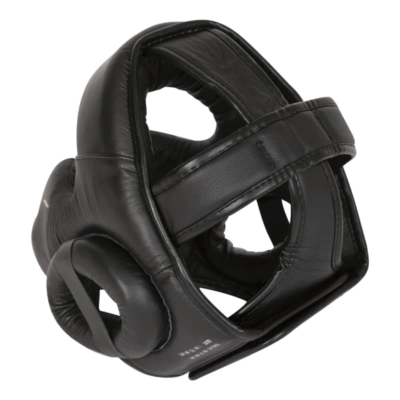 Casque de Boxe en Cuir Elion - Protection Optimale pour Entraîneurs et Boxeurs - Modèle Professionnel avec Système d'Aju