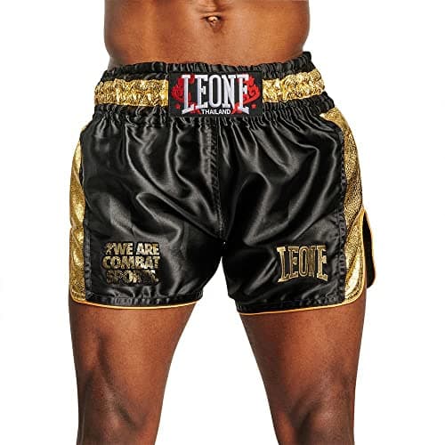 LEONE 1947 Short Muay Thai Kick Boxe KHAO LAK AB876 - Combats professionnels - Boxeurs - Gym - Ergonomie améliorée - Tai