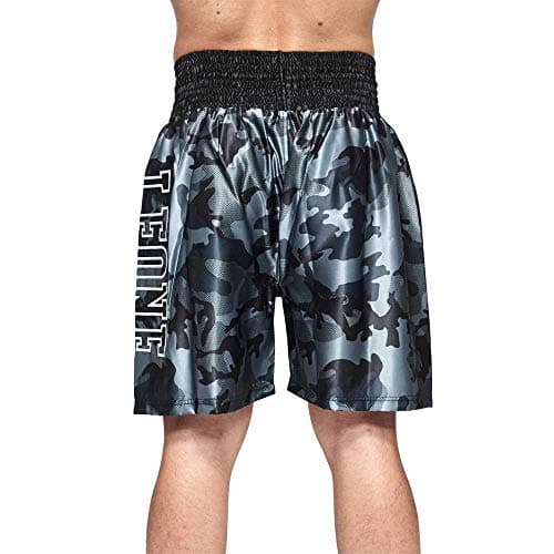 LEONE 1947 Short Boxe Camo AB221 Gris Homme Combat Sports Éclaircissante Taille Unique
