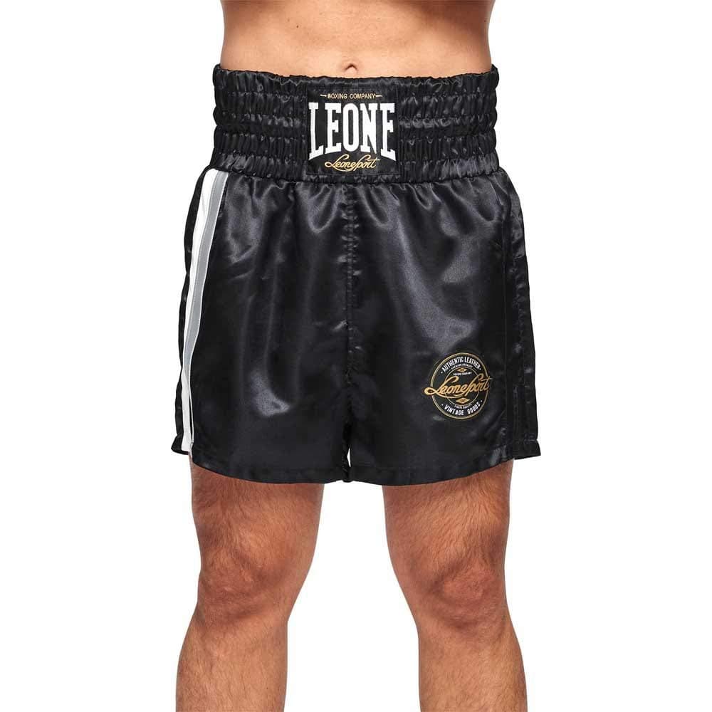 LEONE 1947 Short Boxe Authentique en Noir pour Homme en Salon de Réception Élégant et Confortable AB243