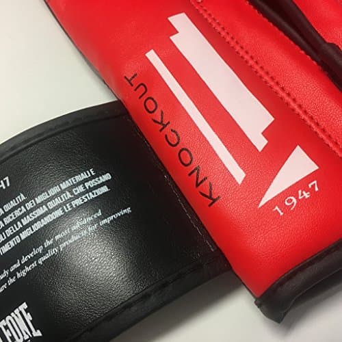 LEONE 1947 Knockout gants de boxe mixte pour amateurs de combat en salle de sport avec technologie ergonomique taille M-