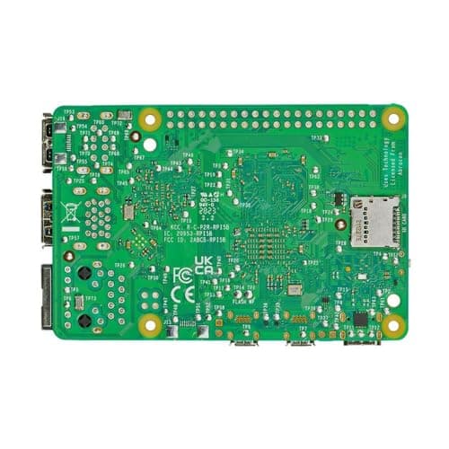 Raspberry Pi 5 4GB Quad-Core ARM A76 (64 Bits - 2,4 GHz) Pour Developedes Étudiants et Créateurs, Idéal Pour Coding, Rob