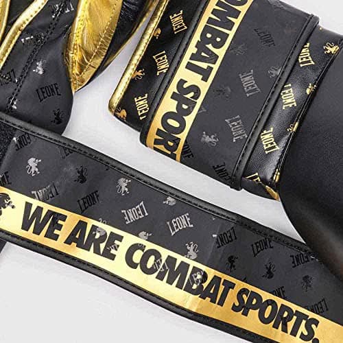 Gants de boxe en cuir artificiel Leone1947 16 oz pour amateurs en salle de gym