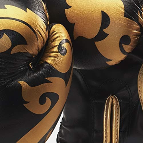 LEONE 1947 GN031 Muai Thai gants boxe - Noir - 10 oz