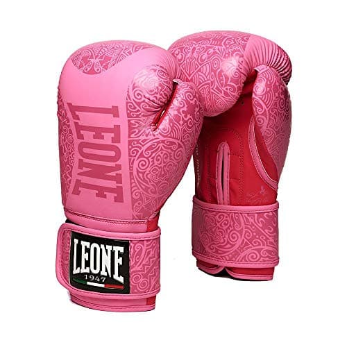 Leone 1947 Gants de Boxe Maori Étendus pour Combattants professionnels et amateurs lors des entraînements et combats, of — rosa
