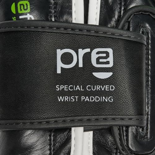 LEONE 1947, Gants de Boxe Professionnels en Cuir Noir 10OZ pour Hommes