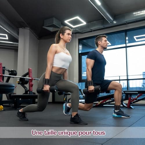 WELSPO Poids réglables pour poignet et cheville populaires aux États-Unis, confortables et durables pour exercice, yoga
