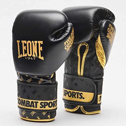 Gants de boxe en cuir artificiel Leone1947 16 oz pour amateurs en salle de gym