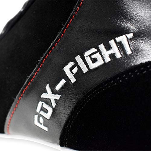 Bottes de boxe FOX-FIGHT Extreme en cuir véritable professionnelles pour les boxeurs amoureux de combat en salle de gym