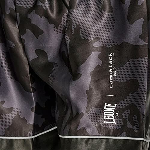 LEONE 1947 Pantalon de Boxe Camoblack Mixte - Short Sparring Comfortable Durable