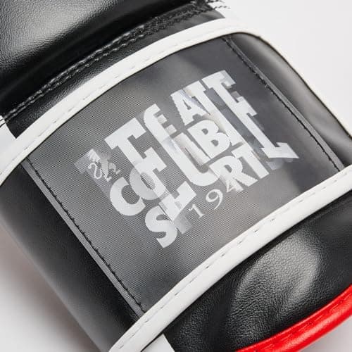 Leone Gants Boxe GN333 01 Logo WACS Noir pour Combattants de Lutte (10 Paires)