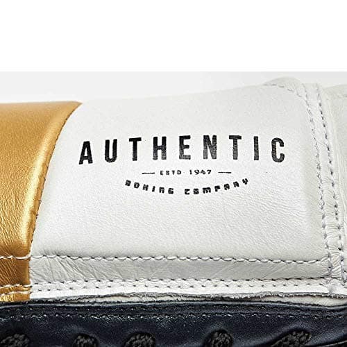 LEONE 1947 Authentic Gants de Boxe Mixte pour Homme en Combat de Gymnasium dotés de palmes en Microfiber avec poignets a