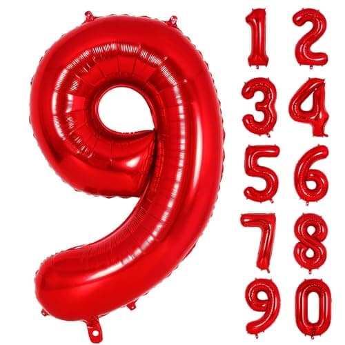 Ponmoo Foil Ballons Chiffre 5 Or, Grands Doré Ballon Numéro Décoration Mariage Anniversaire Party — Ronge