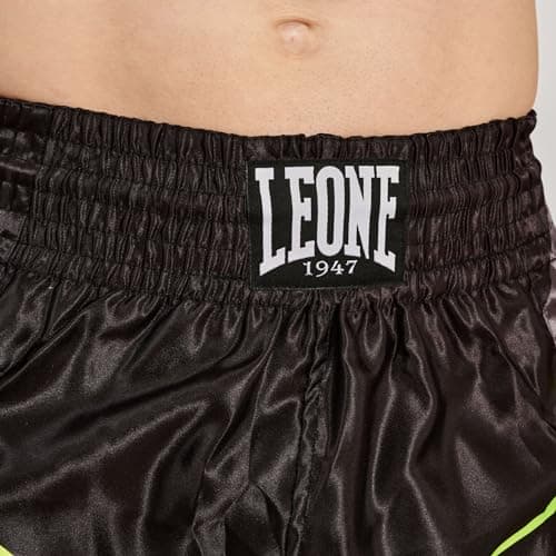 LEONE 1947 Panta Revo Fluo Noir Courtes Chaussures de Boxe Homme