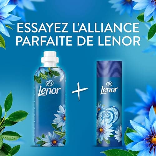 Lenor Adoucissant Envolée d’Air 24H de Fraîcheur 8 x 27 Lavages