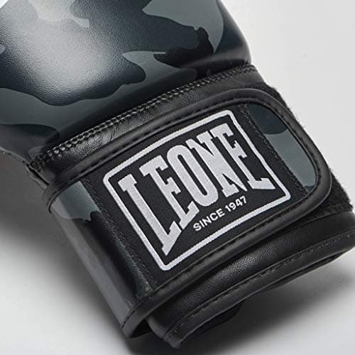 Leone 1947 Gants de boxe Camouflage Gris GN324 - Boxe professionnelle confortable et durable